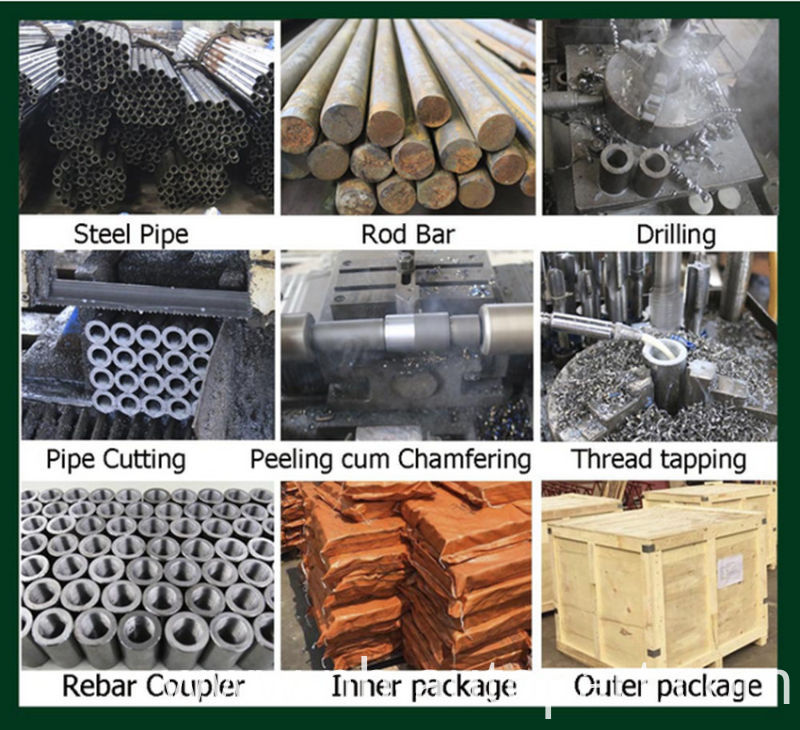 Straight Screw Sleeve Reducer Rebar Coupler